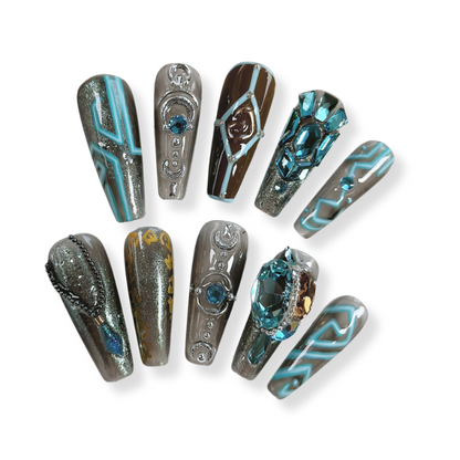 NAILIO™ Atlantis Handmade Press-On Nails