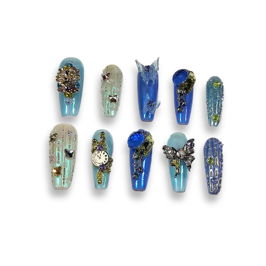 NAILIO™ Cinderella Handmade Press-On Nails