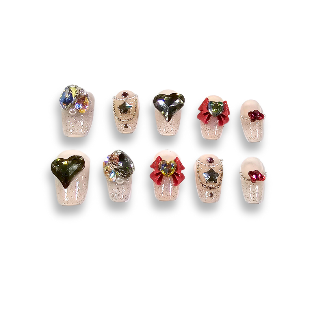 NAILIO™ Isabella Handmade Press-On Nails