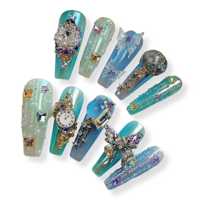 NAILIO™ Cinderella Handmade Press-On Nails