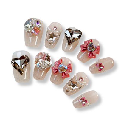 NAILIO™ Isabella Handmade Press-On Nails