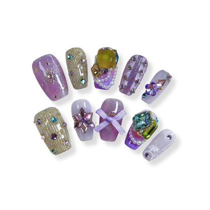 NAILIO™ Rapunzel Handmade Press-On Nails