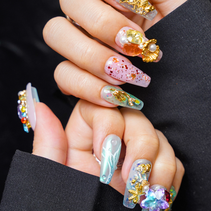 NAILIO™ The Little Mermaid Handmade Press-On Nails