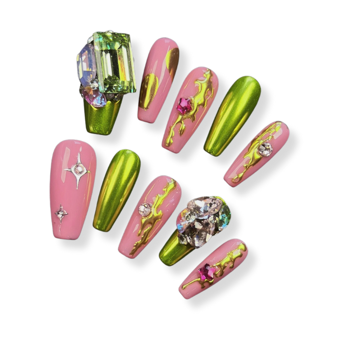 NAILIO™ Tinker Bell Handmade Press-On Nails